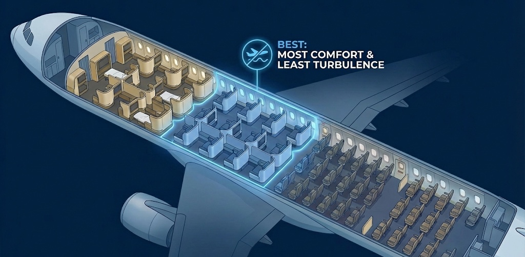 Best Seats to Minimize Turbulence